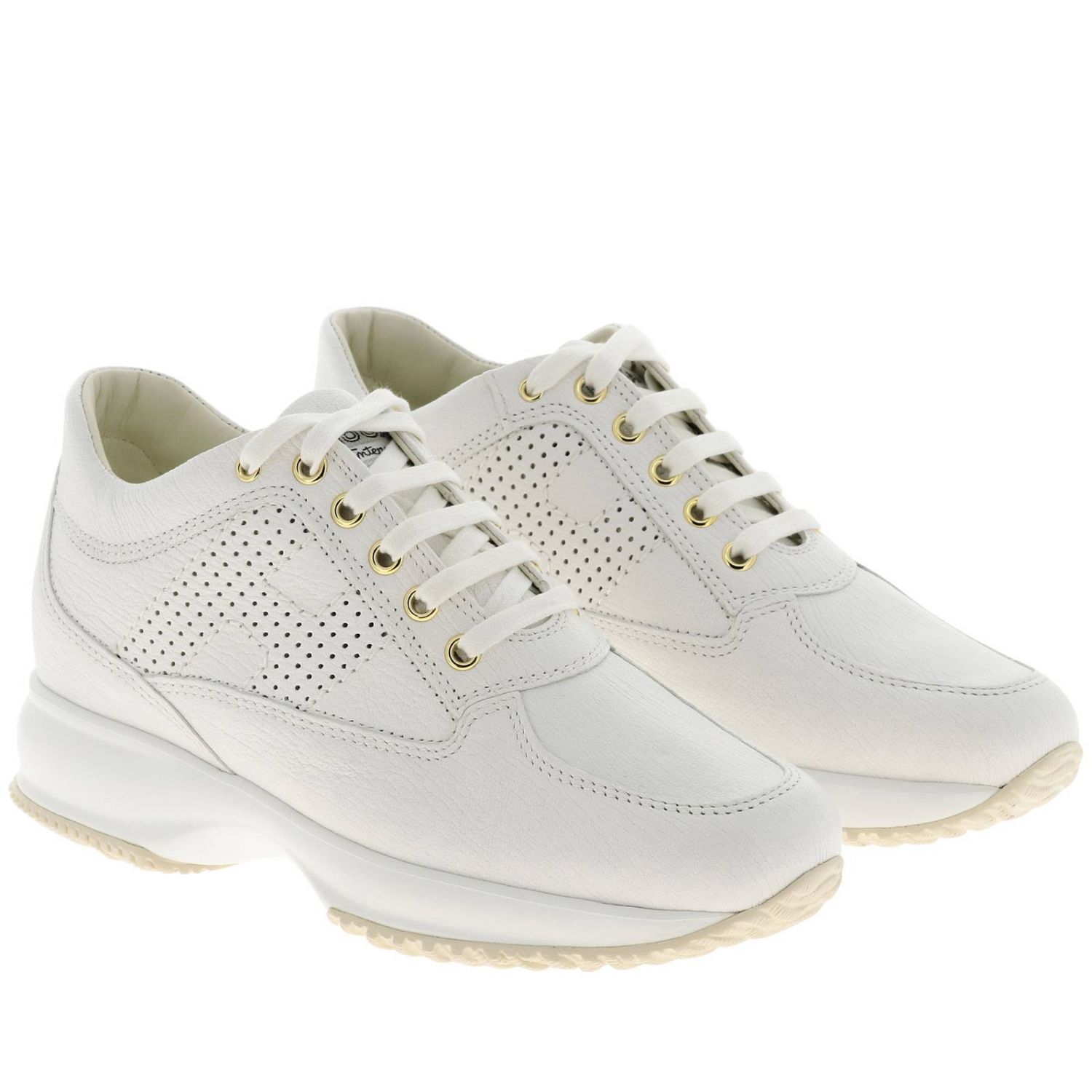 HOGAN: Shoes women - White | Sneakers Hogan HXW00N00E30 I9H GIGLIO.COM