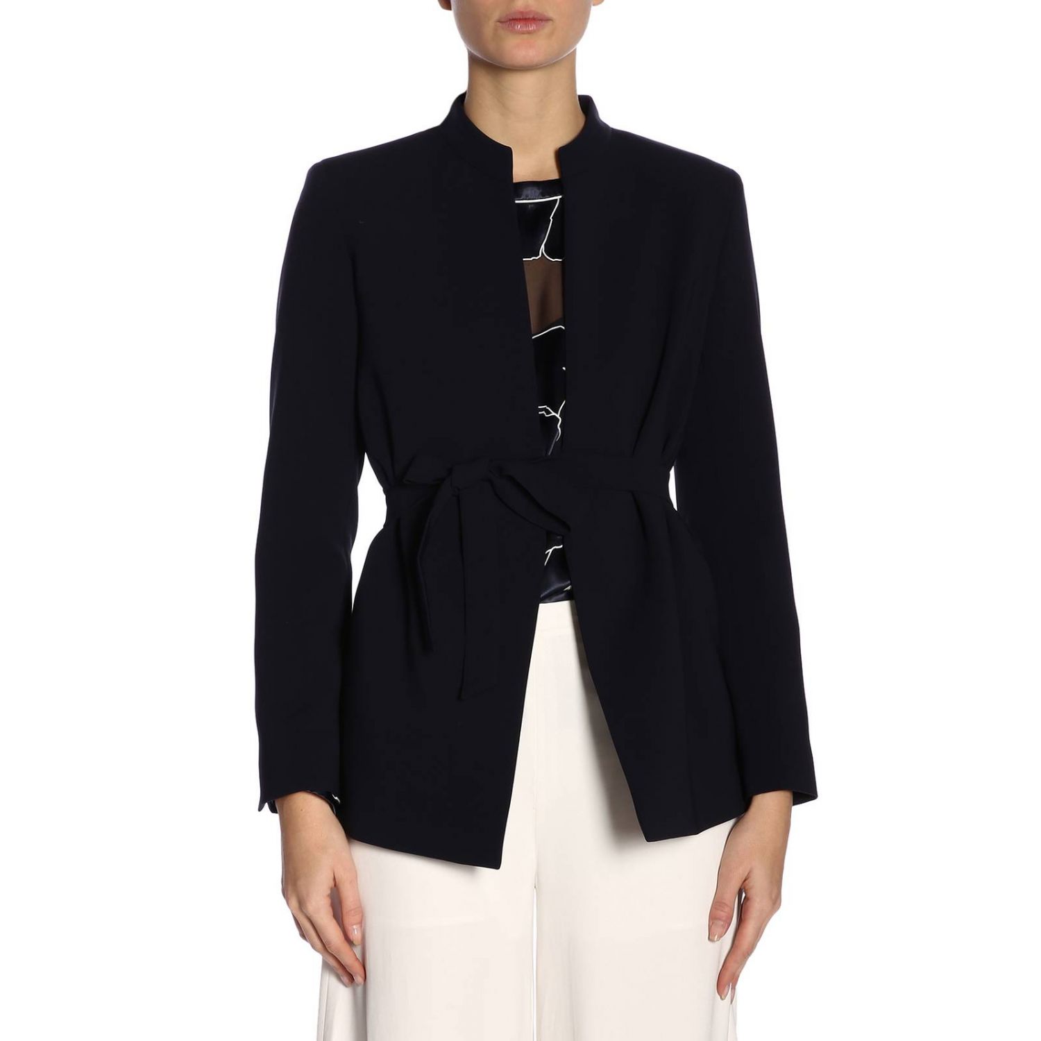 Max Mara Outlet: Jacket women | Jacket Max Mara Women Blue | Jacket Max ...