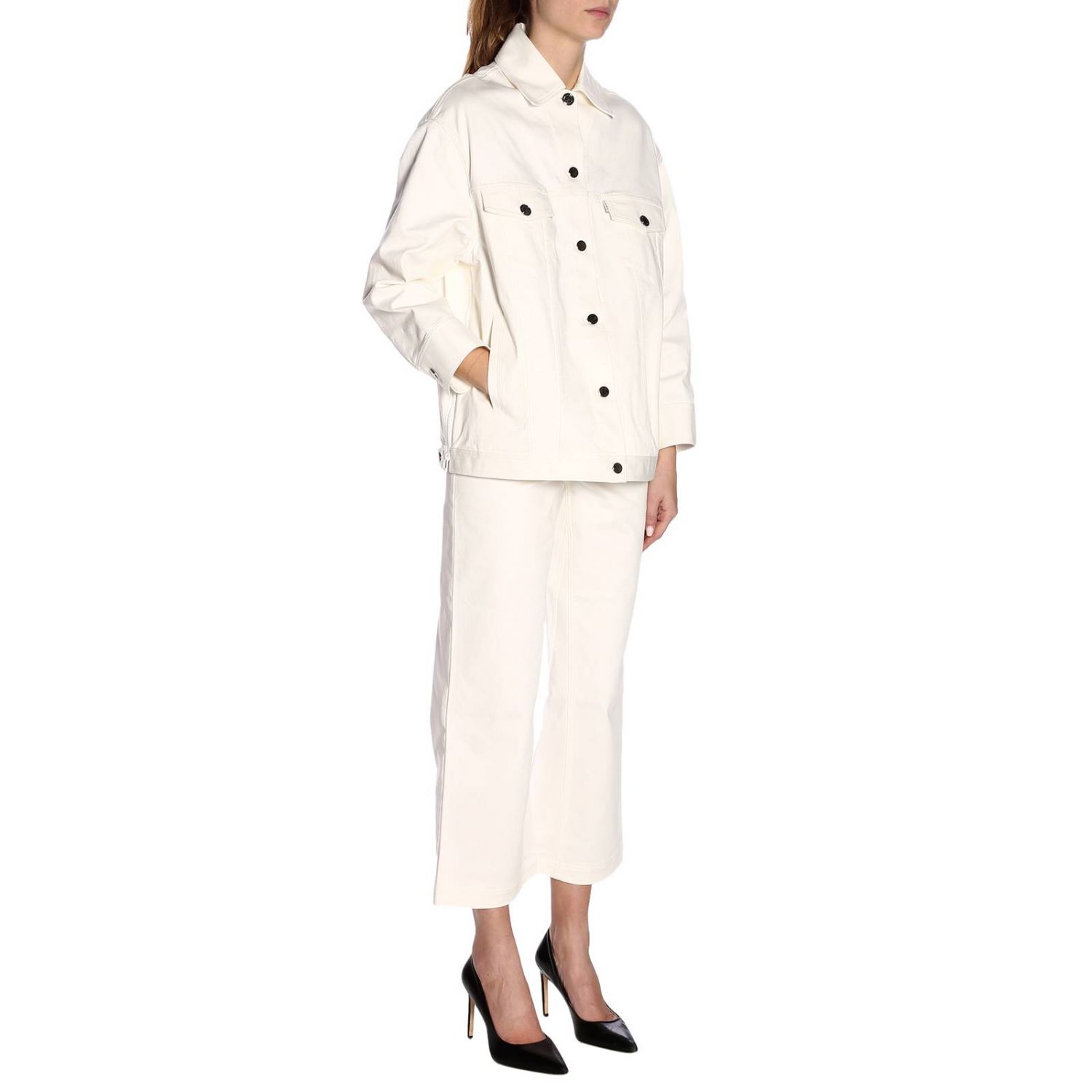 white fendi coat