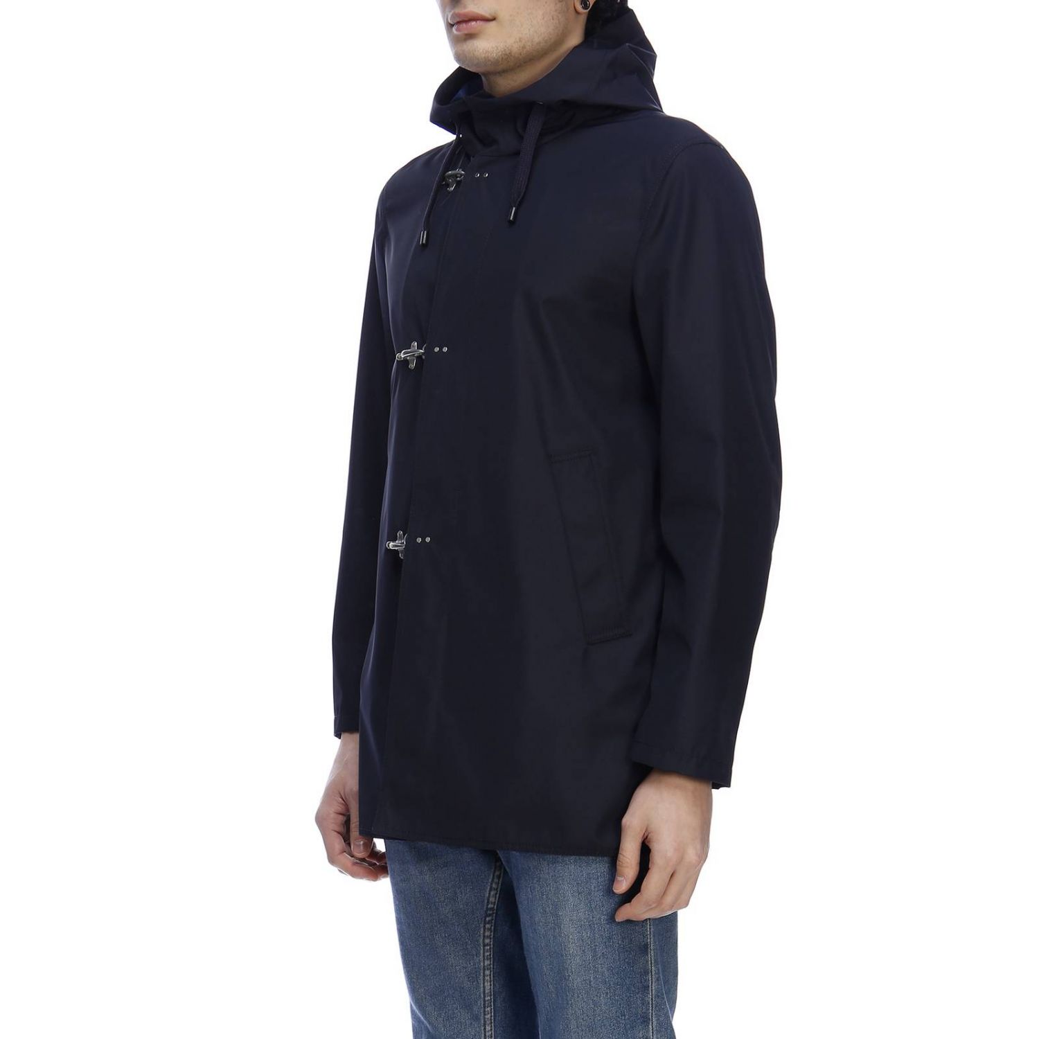 Fay Outlet: jacket for man - Blue | Fay jacket NAM15380350 PGD online ...