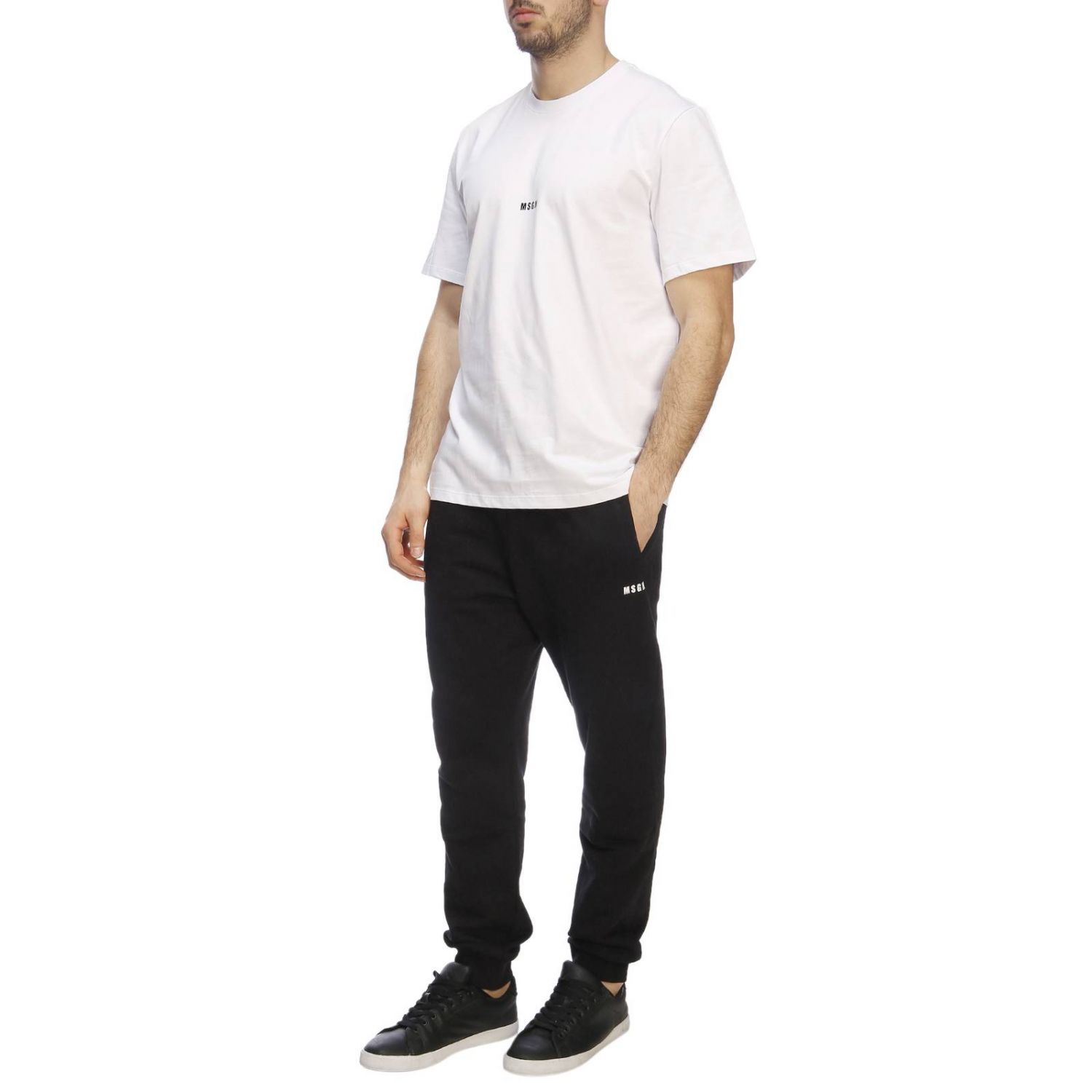Msgm Outlet: T-shirt men - White | T-Shirt Msgm 2640MM162195298 GIGLIO.COM