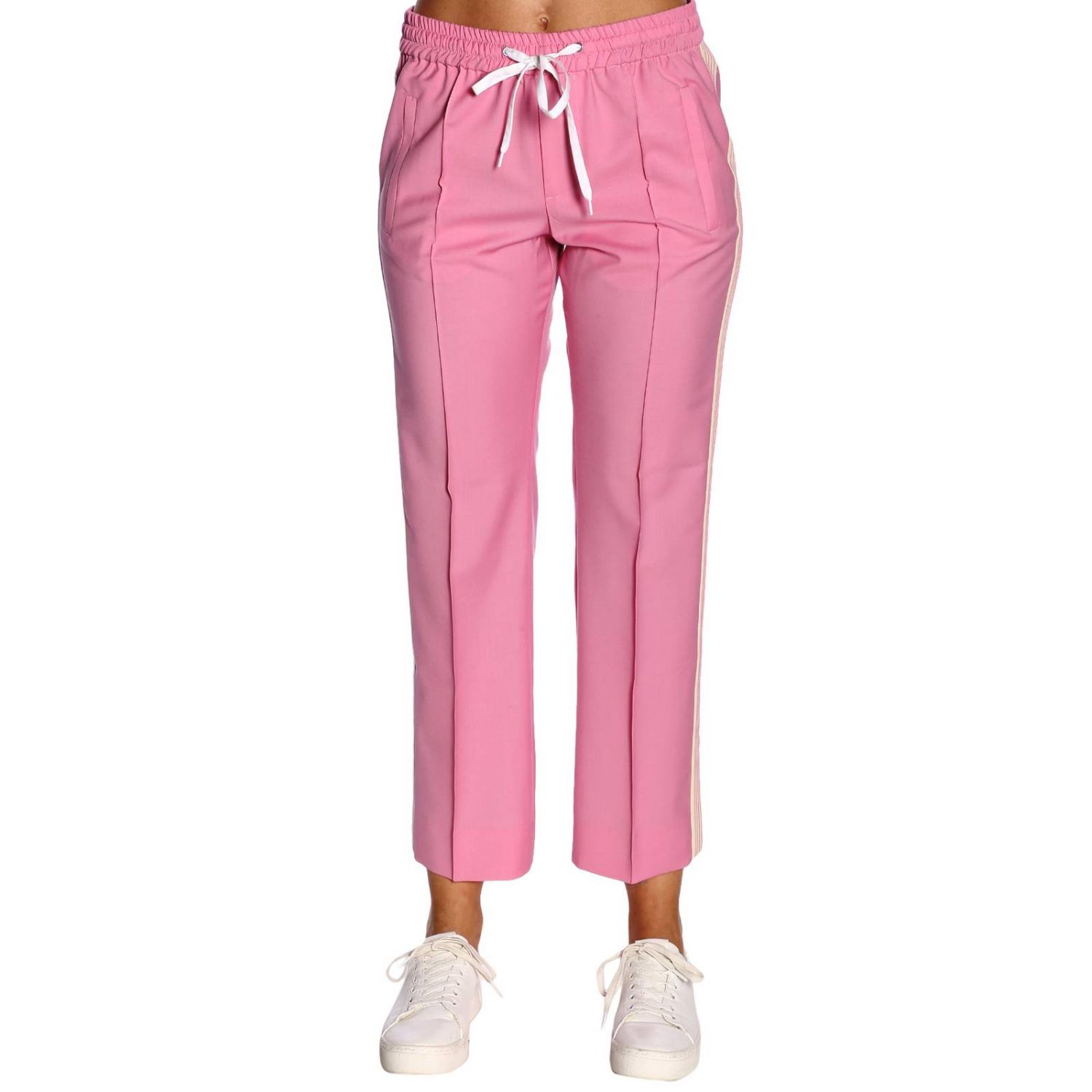Pants women Miu Miu | Pants Miu Miu Women Pink | Pants Miu Miu MP1243 ...