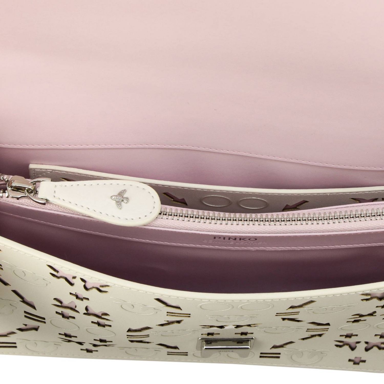 Pinko Outlet: mini bag for woman - White | Pinko mini bag 1P21BE-Y5EQ ...