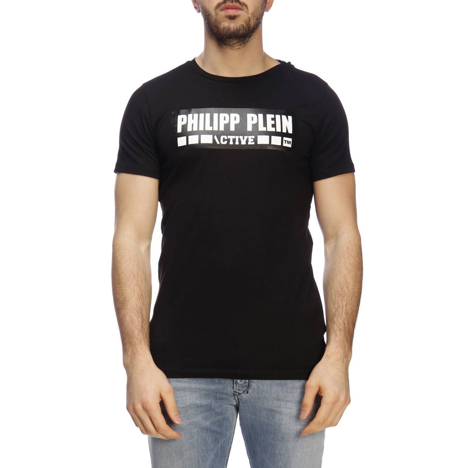 Plein Sport Outlet Tshirt men TShirt Plein Sport Men Black T