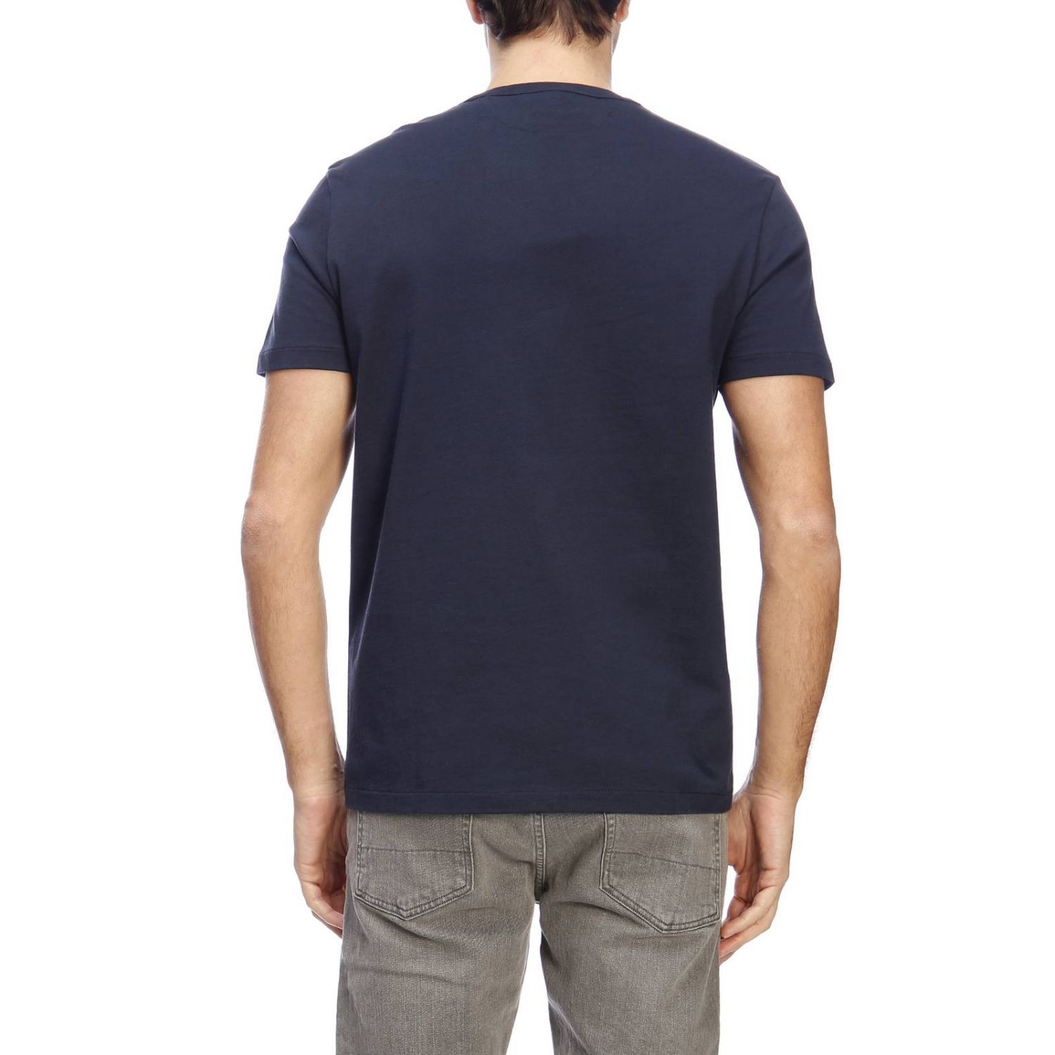 Tom Ford Outlet: t-shirt for man - Navy | Tom Ford t-shirt TFJ902BS402 ...