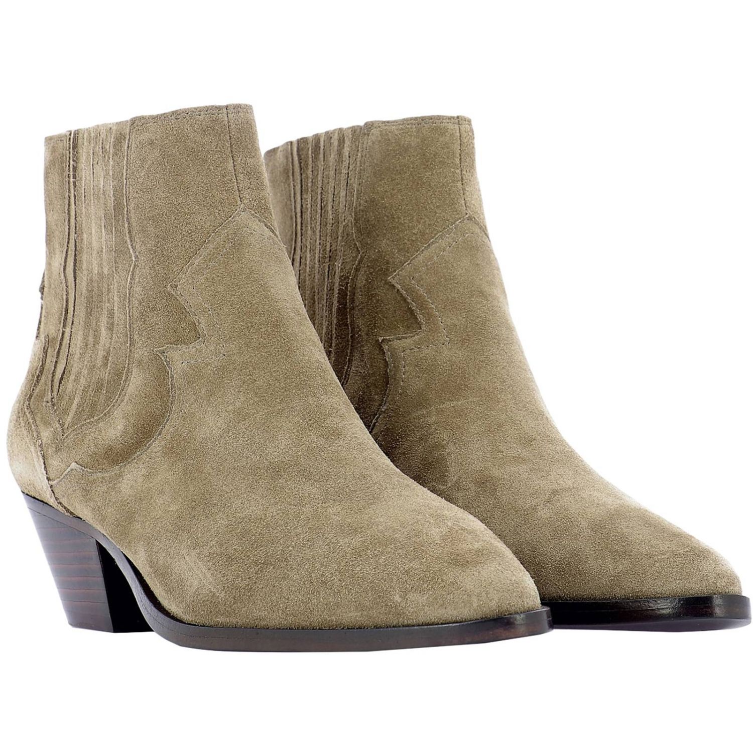 Ash Outlet: Zapatos mujer - Beige | Botines De Tacón Ash FALCON GIGLIO.COM
