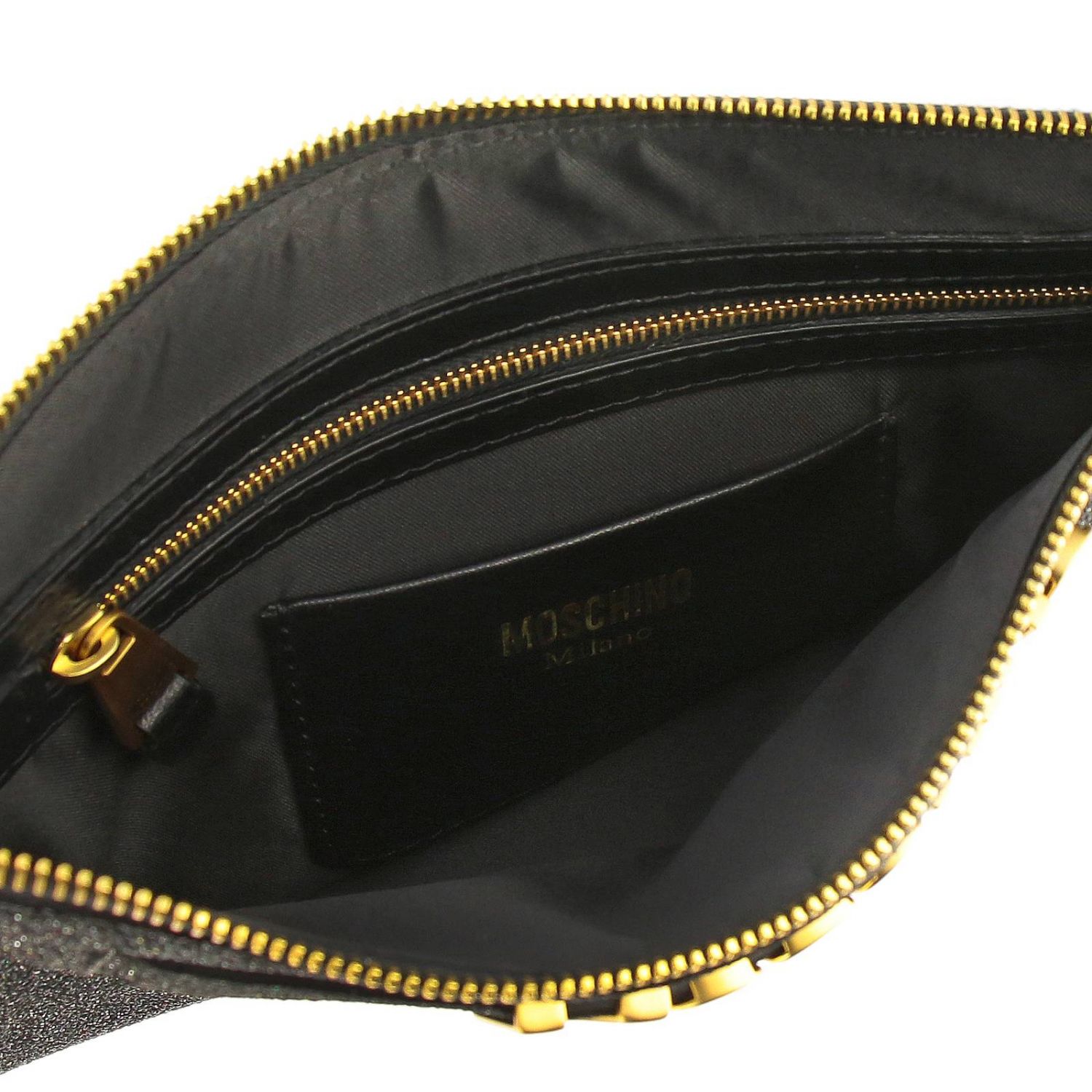 Boutique Moschino Outlet: clutches & pouches for woman - Black ...