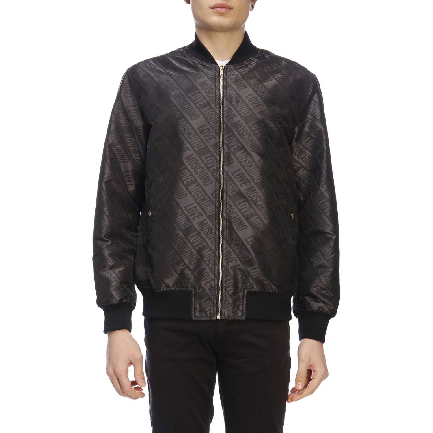 Love Moschino Outlet: Jacket men Moschino Love - Black | Jacket Love ...
