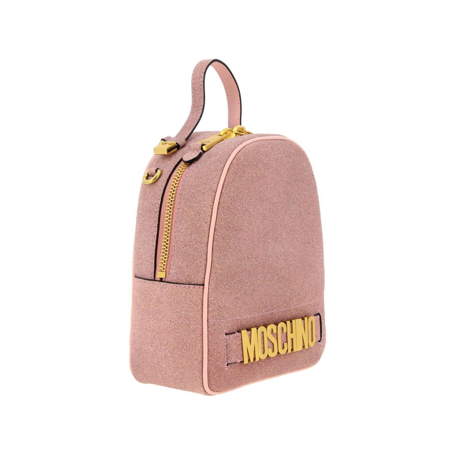 Moschino Outlet: Backpack women | Backpack Moschino Women Pink ...