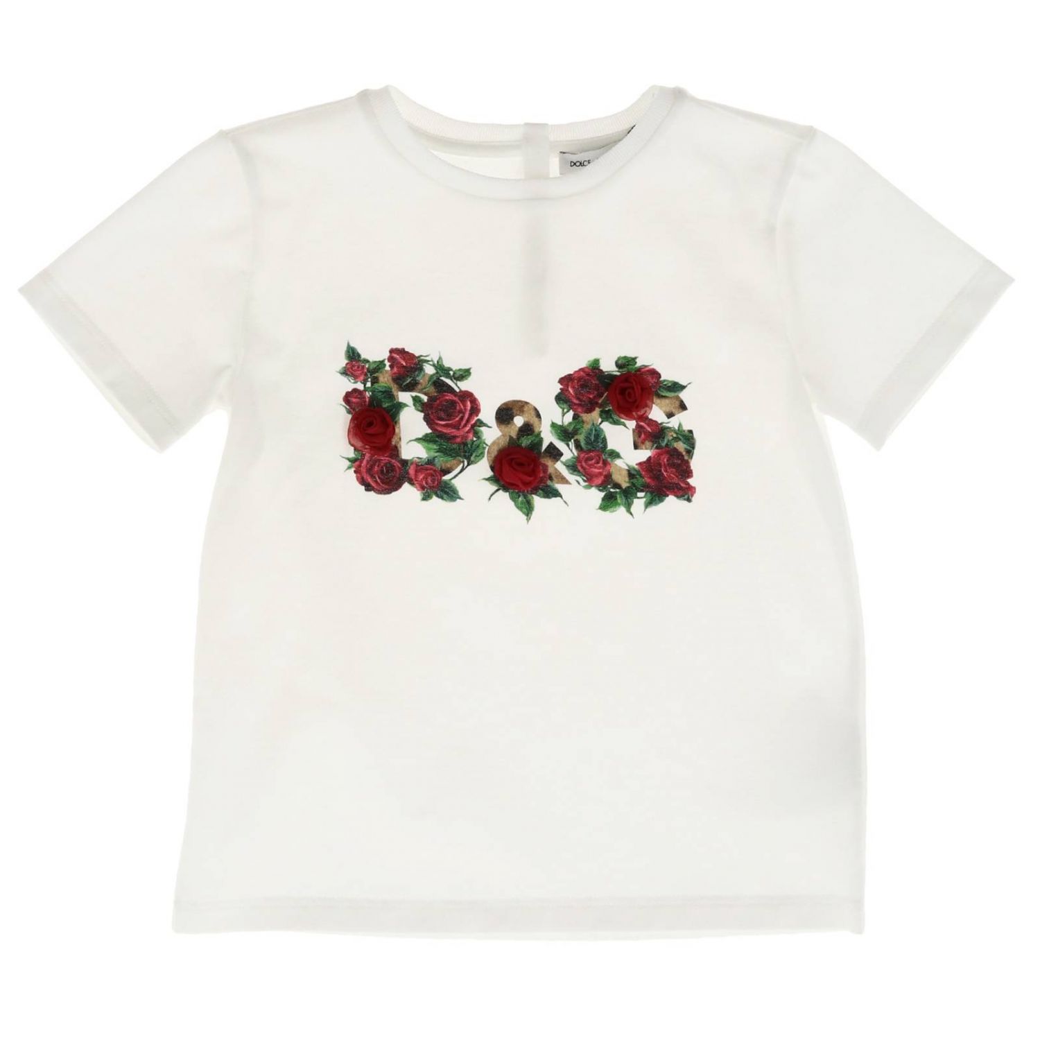 Dolce & Gabbana Outlet: t-shirt for girls - Multicolor | Dolce ...
