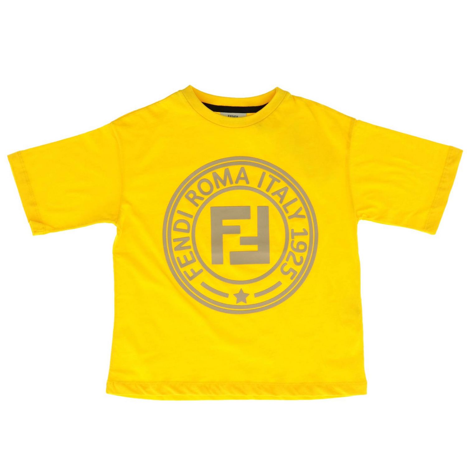 fendi t shirt yellow