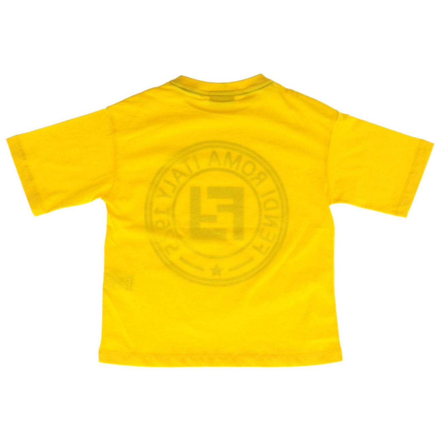 fendi t shirt yellow