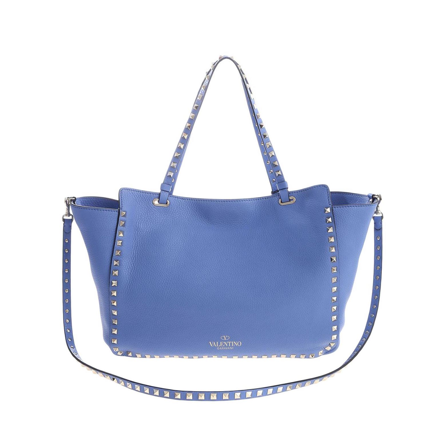 VALENTINO GARAVANI: Handbag women - Gnawed Blue | Handbag Valentino ...