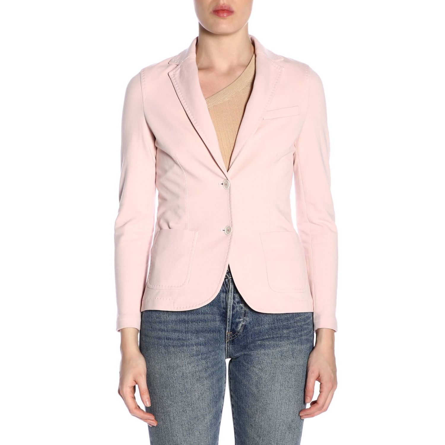 Circolo 1901 Outlet: jacket for woman - Pink | Circolo 1901 jacket ...