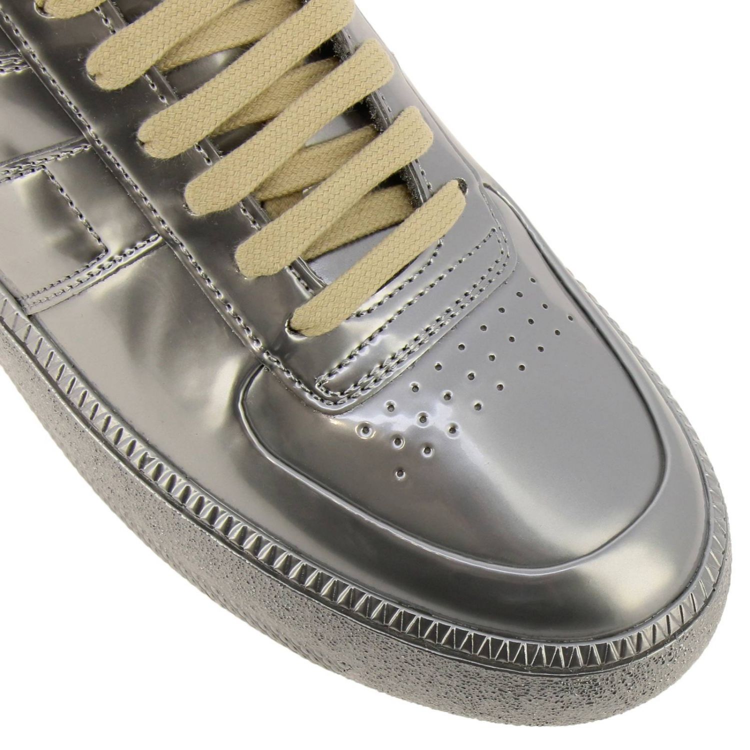 silver margiela sneakers