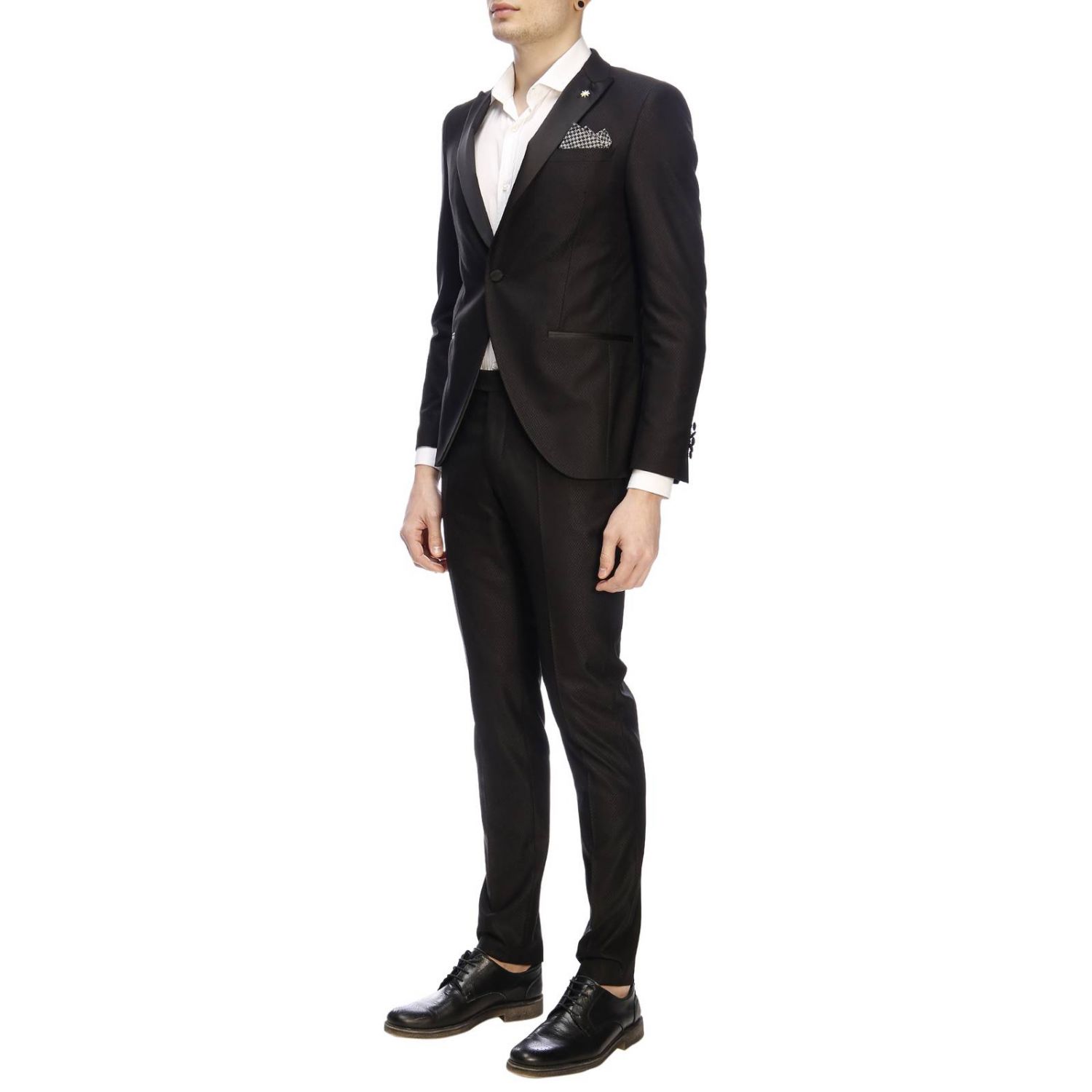 Manuel Ritz Outlet: Suit men | Suit Manuel Ritz Men Black | Suit Manuel ...
