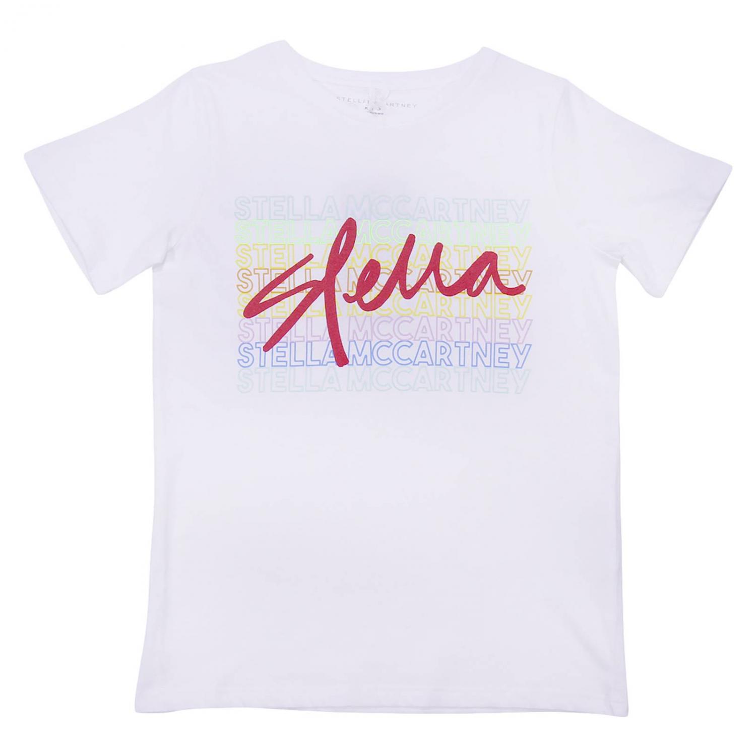 Stella Mccartney Outlet: t-shirt for girls - White | Stella Mccartney t ...