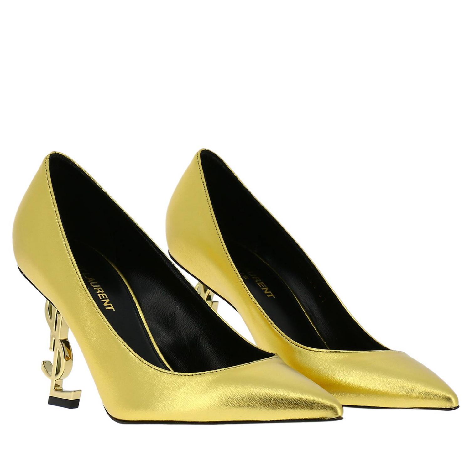 Pumps Saint Laurent: Shoes women Saint Laurent gold 2