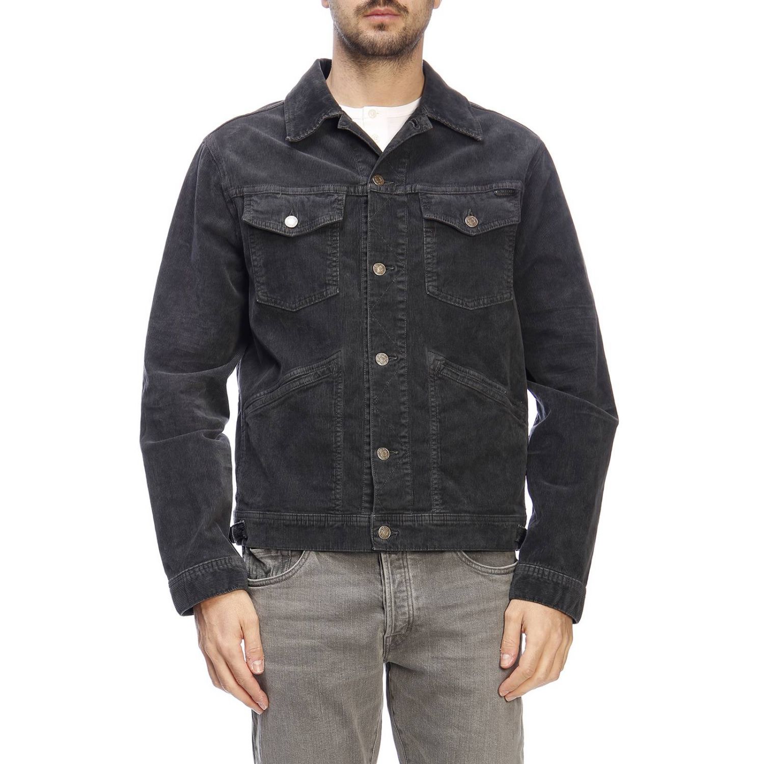 Tom Ford Outlet: jacket for man - Grey | Tom Ford jacket TFD111BSJ19 ...