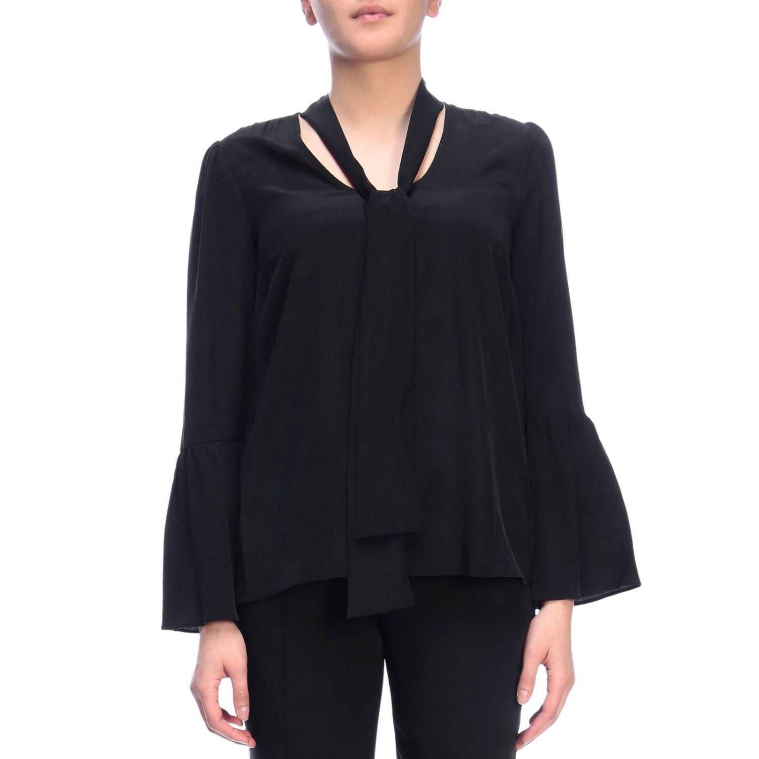 Michael Michael Kors Shirts Michael Kors Women In Black | ModeSens