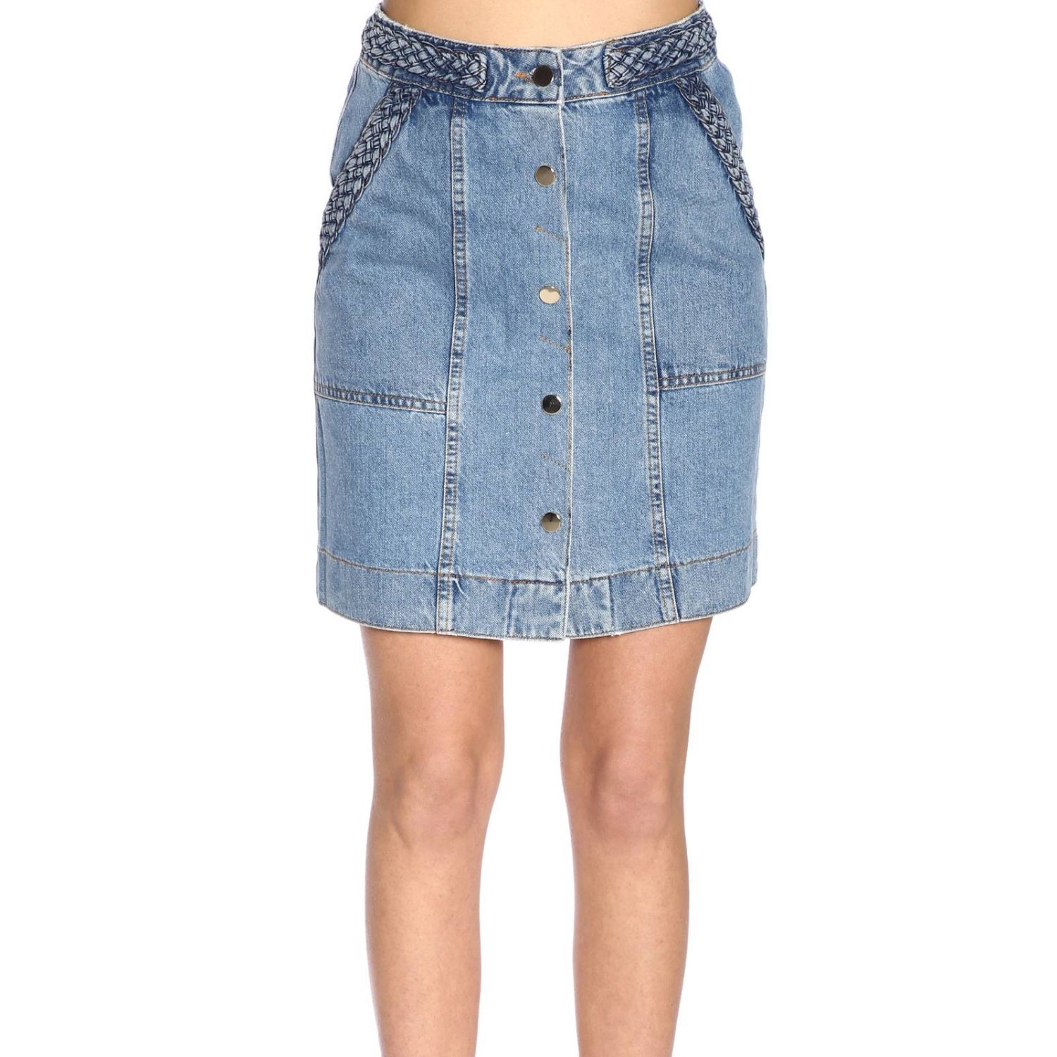 Twinset Outlet Skirt Women Twin Set Denim Skirt Twinset Tp2353 Gigliocom 8779