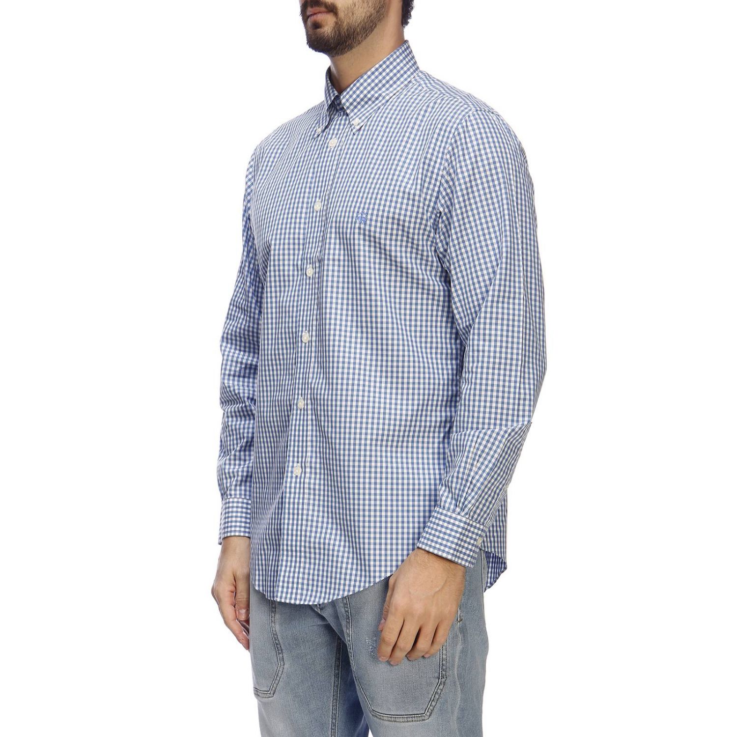 Brooks Brothers Outlet: Shirt men - Gnawed Blue | Shirt Brooks Brothers ...