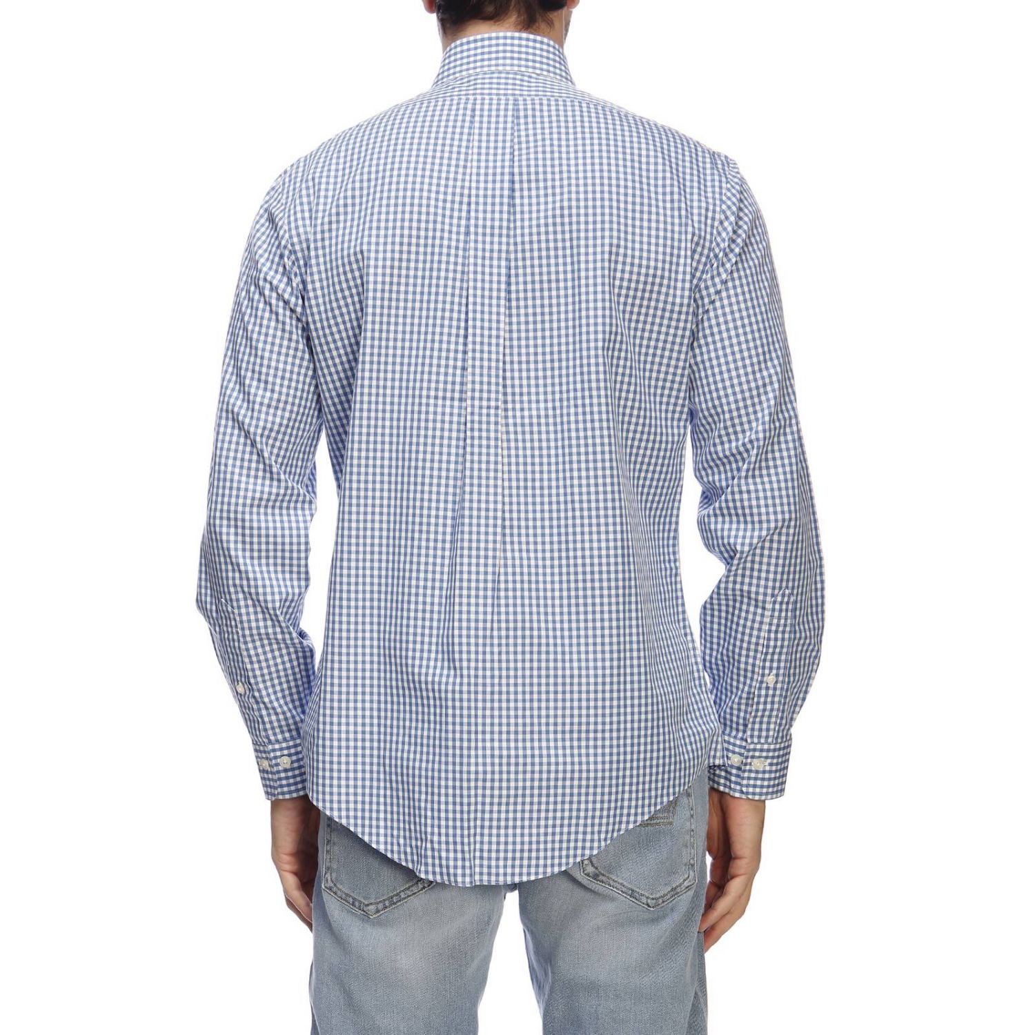 Brooks Brothers Outlet: Shirt men - Gnawed Blue | Shirt Brooks Brothers ...