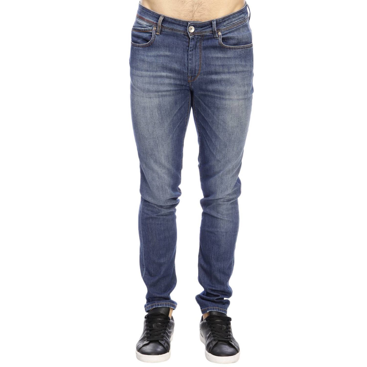 Re-Hash Outlet: Jeans men - Blue | Jeans Re-Hash P015 2697 GIGLIO.COM