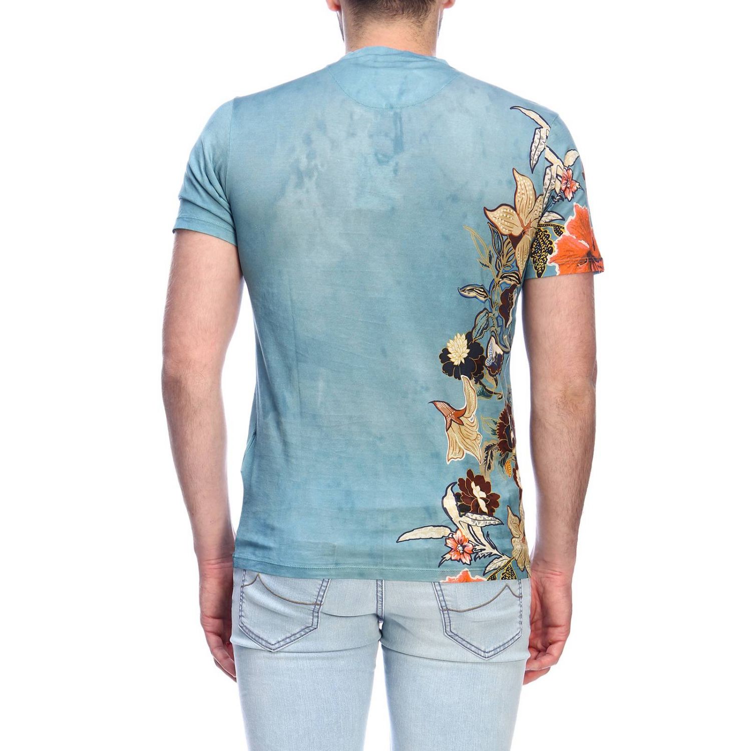 Etro Outlet: T-shirt men - Multicolor | T-Shirt Etro 1Y020 9341 GIGLIO.COM