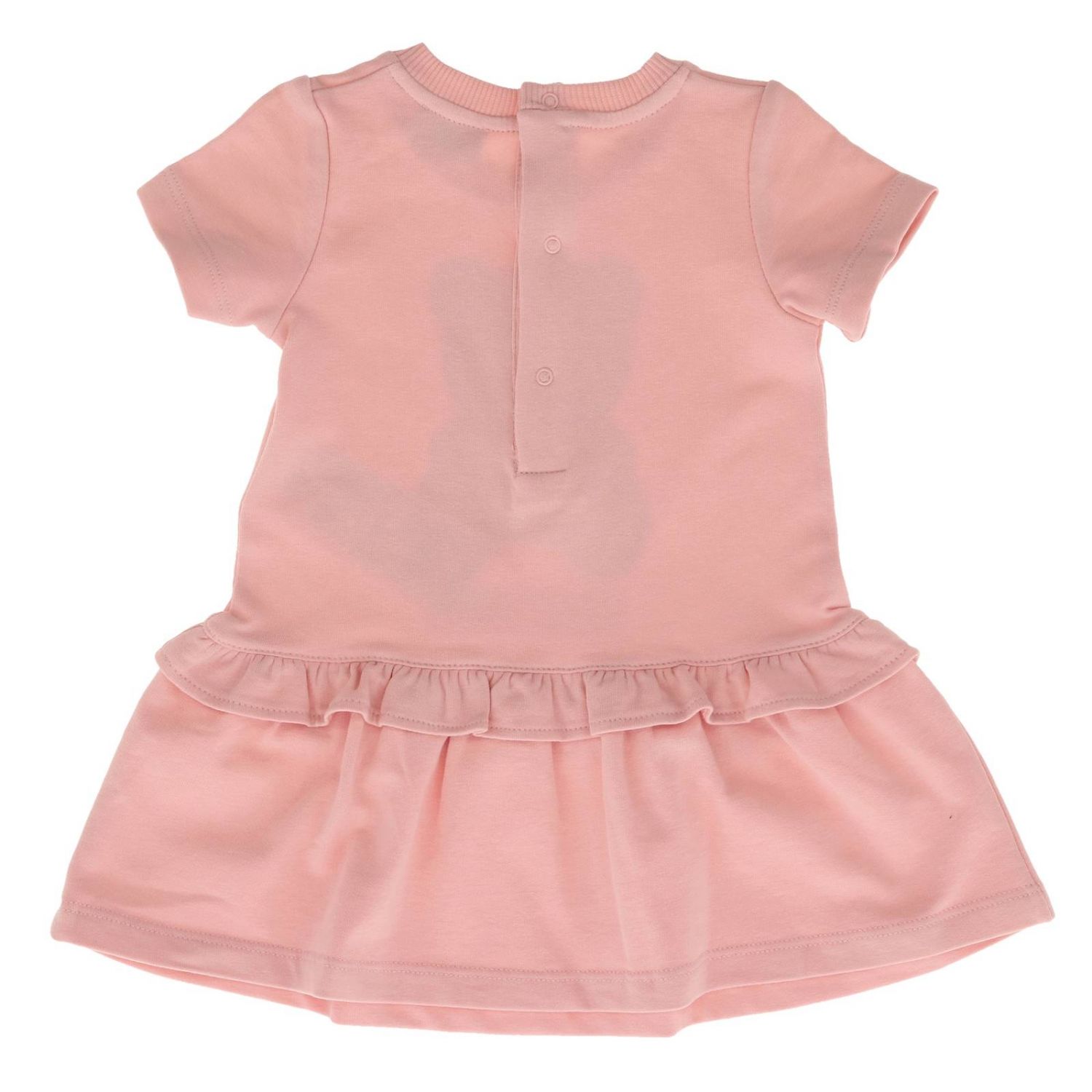 Moschino Baby Outlet: Dress kids - Pink | Dress Moschino Baby MDV074 ...