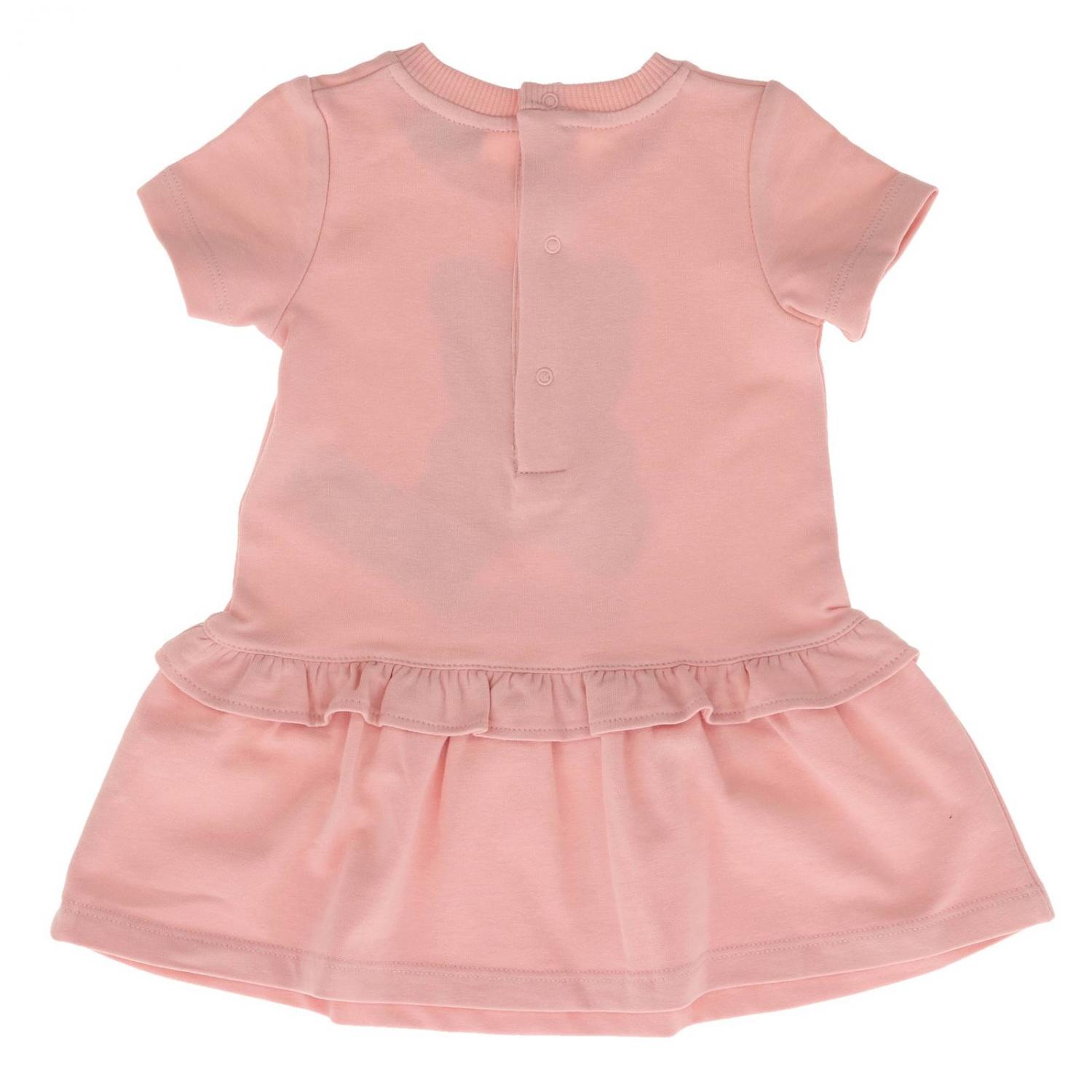 Moschino Baby Outlet Dress kids Pink Dress Moschino Baby MDV074