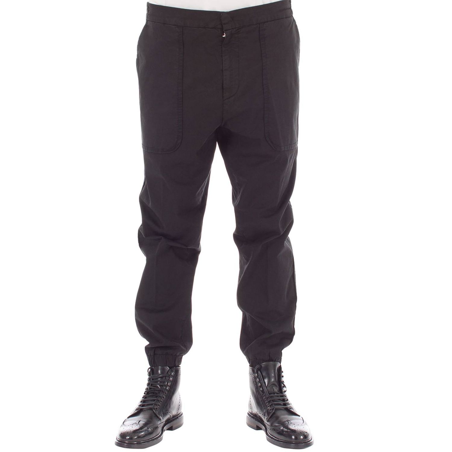 Dondup Outlet pants for man Black Dondup pants UP513 GS0021 online