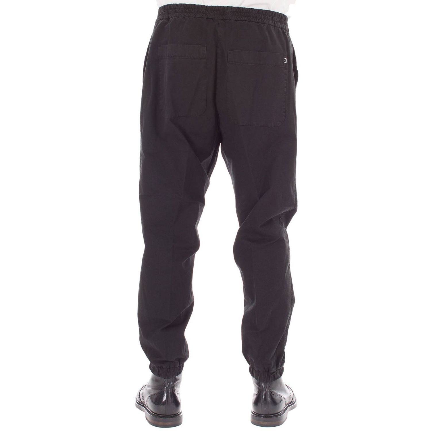 Dondup Outlet: pants for man - Black | Dondup pants UP513 GS0021 online ...