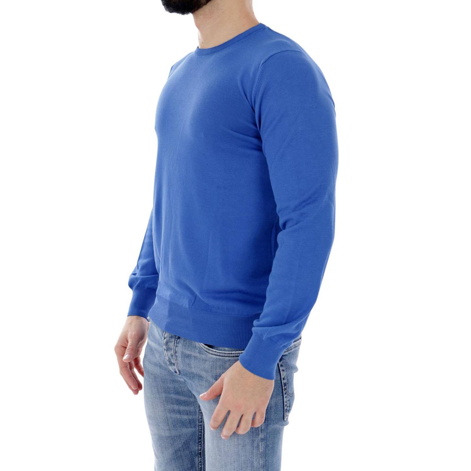 Fay Outlet: Maglia uomo | Maglia Fay Uomo Azzurro | Maglia Fay NMMC138241T  BLR GIGLIO.COM