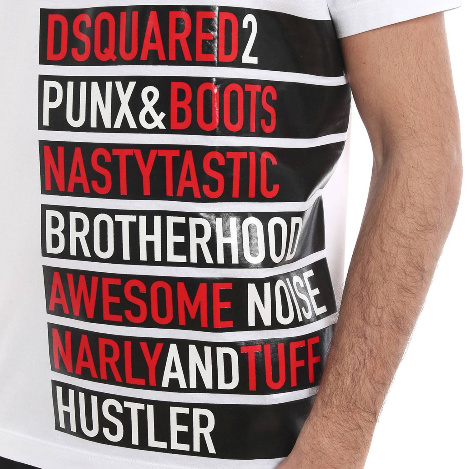 dsquared2 t shirt wit