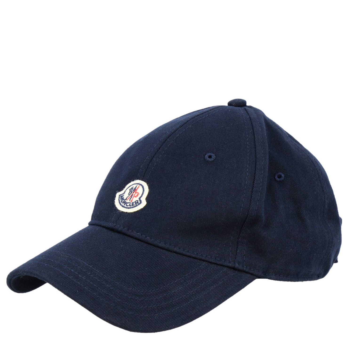 Moncler Outlet: hat for kids - Blue 1 | Moncler hat 00121 04863 online ...