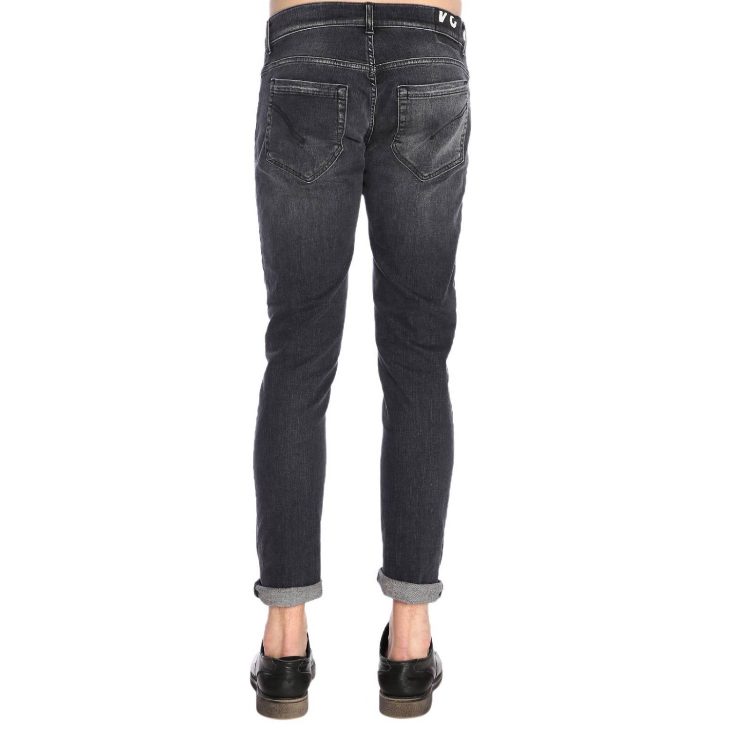 Dondup Outlet: Jeans men - Black | Jeans Dondup UP232 DS0168 GIGLIO.COM