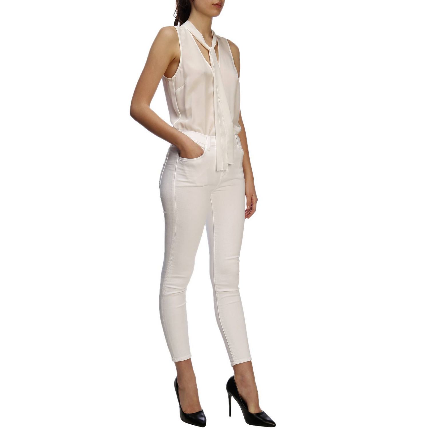 J Brand Outlet: Jeans women | Jeans J Brand Women White | Jeans J Brand 23127C028/B Giglio EN