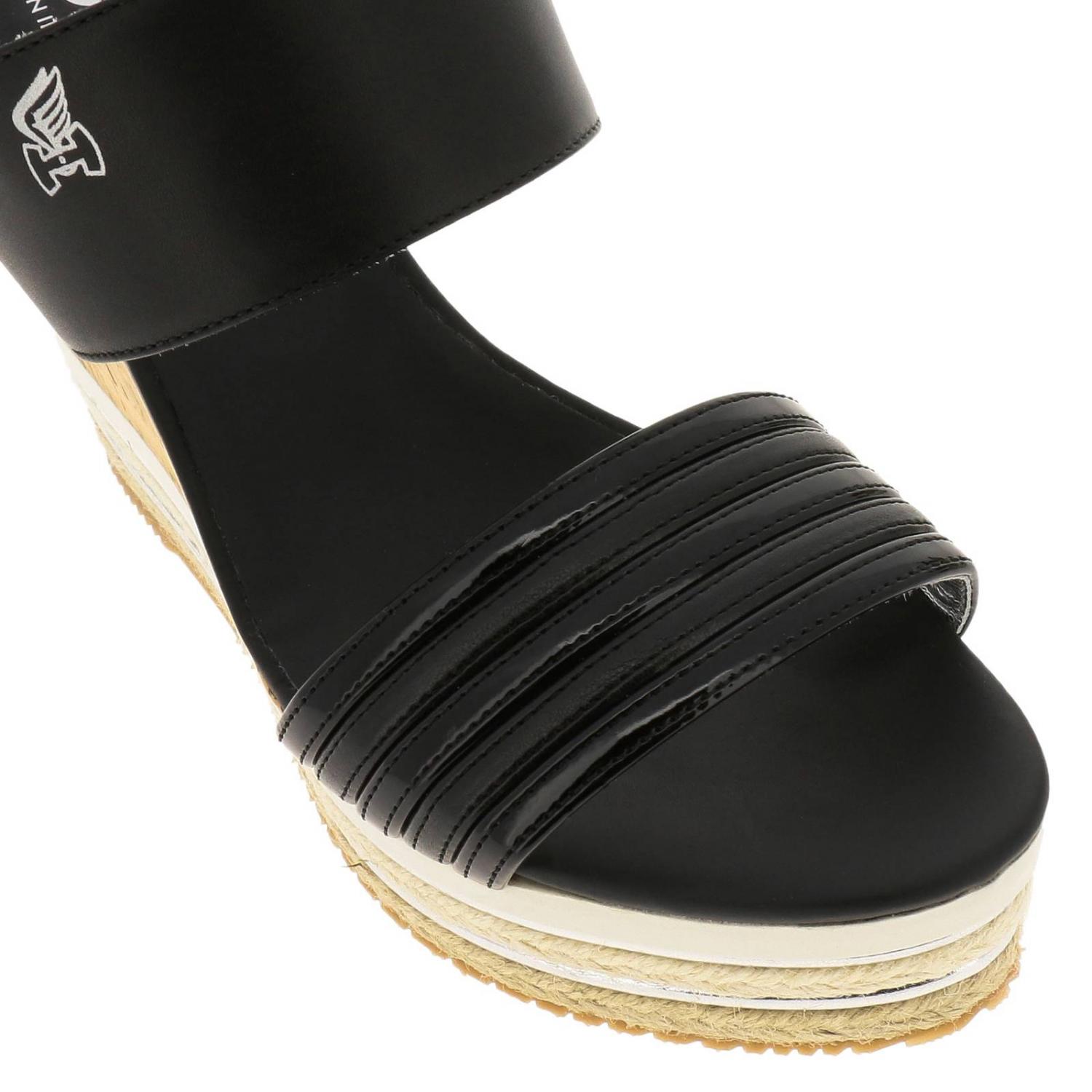 Hogan Outlet: Scarpe con zeppa donna - Nero | Scarpe Con Zeppa Hogan  HXW4420BK00 IWE GIGLIO.COM