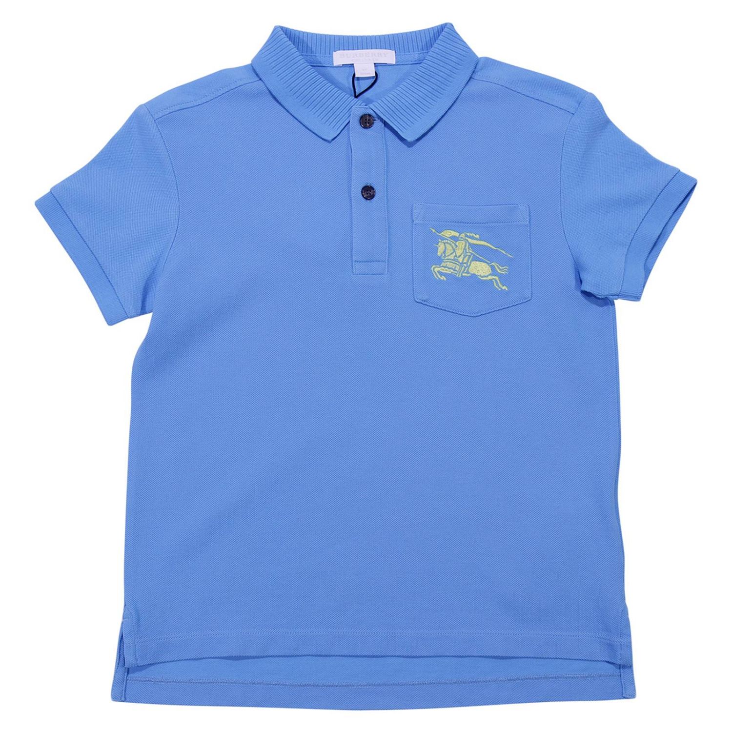 Burberry Outlet: T-shirt kids - Sky Blue | T-Shirt Burberry 8007720 ...