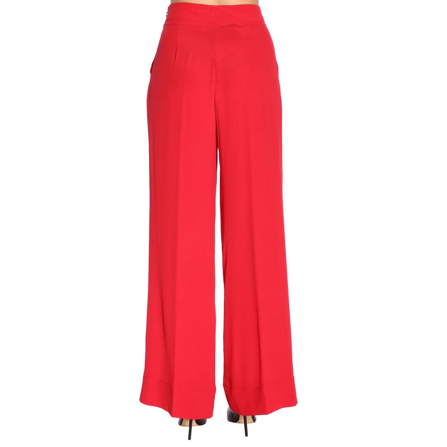 Manila Grace Outlet: Pants women | Pants Manila Grace Women Cherry ...