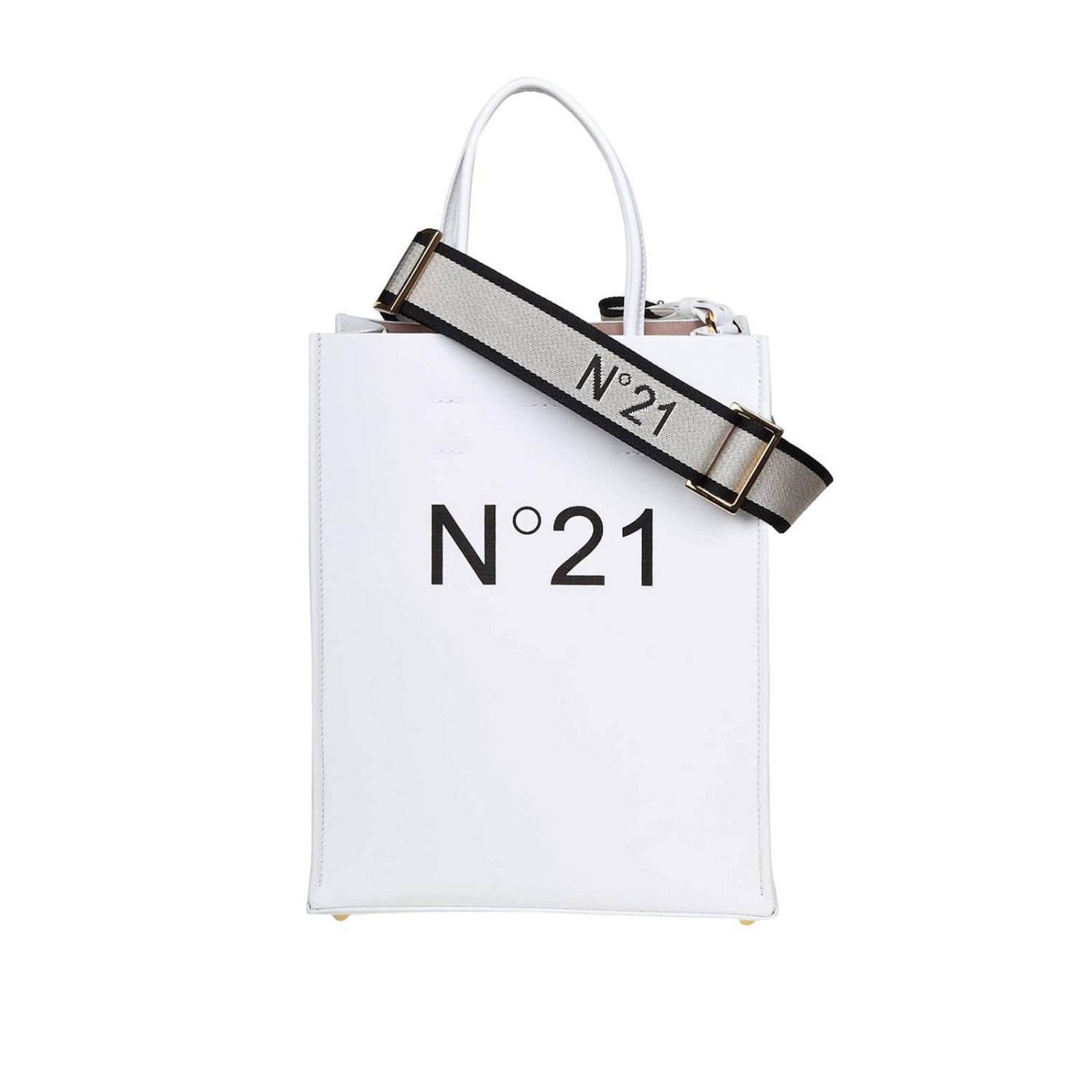 N° 21 Outlet: Tote bags women - White | Tote Bags N° 21 N05 178 NT0018 ...