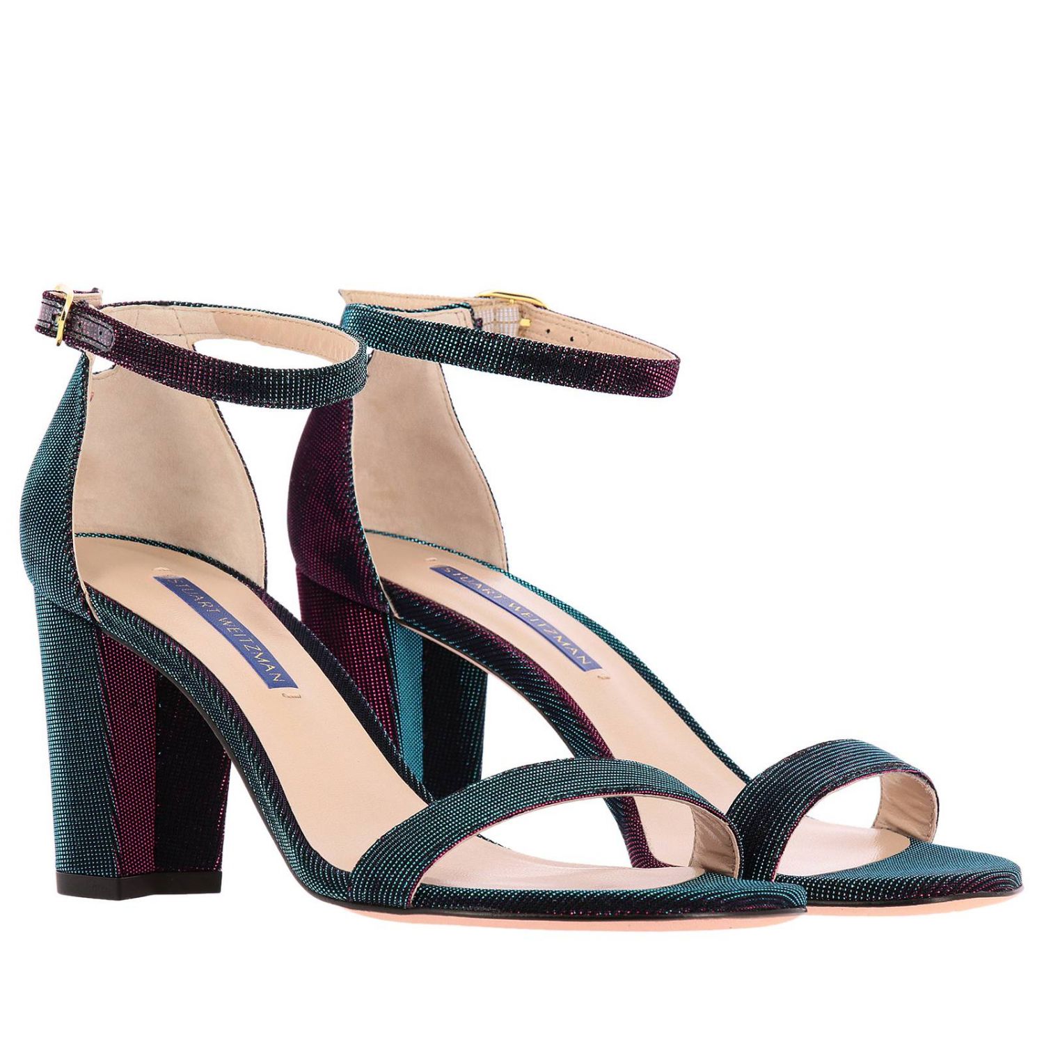 Stuart Weitzman Outlet: heeled sandals for woman - Multicolor | Stuart ...