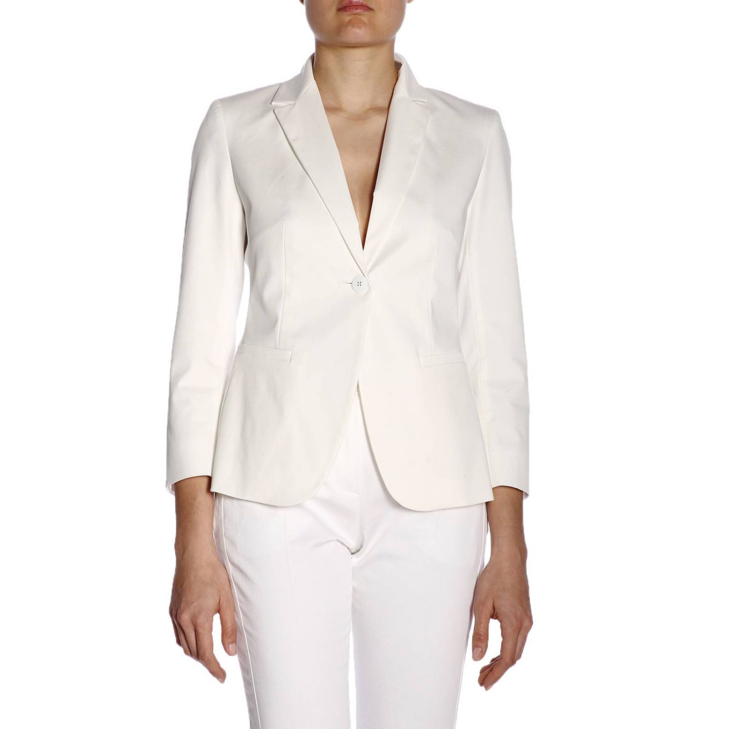 Max Mara Outlet: jacket for woman - White | Max Mara jacket 60410291000 ...