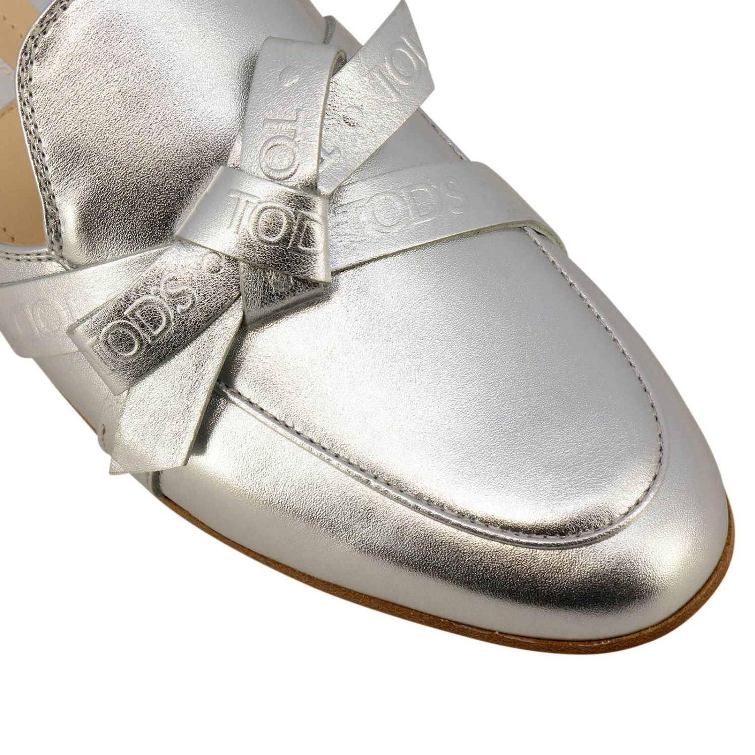 sabot scarpe argento