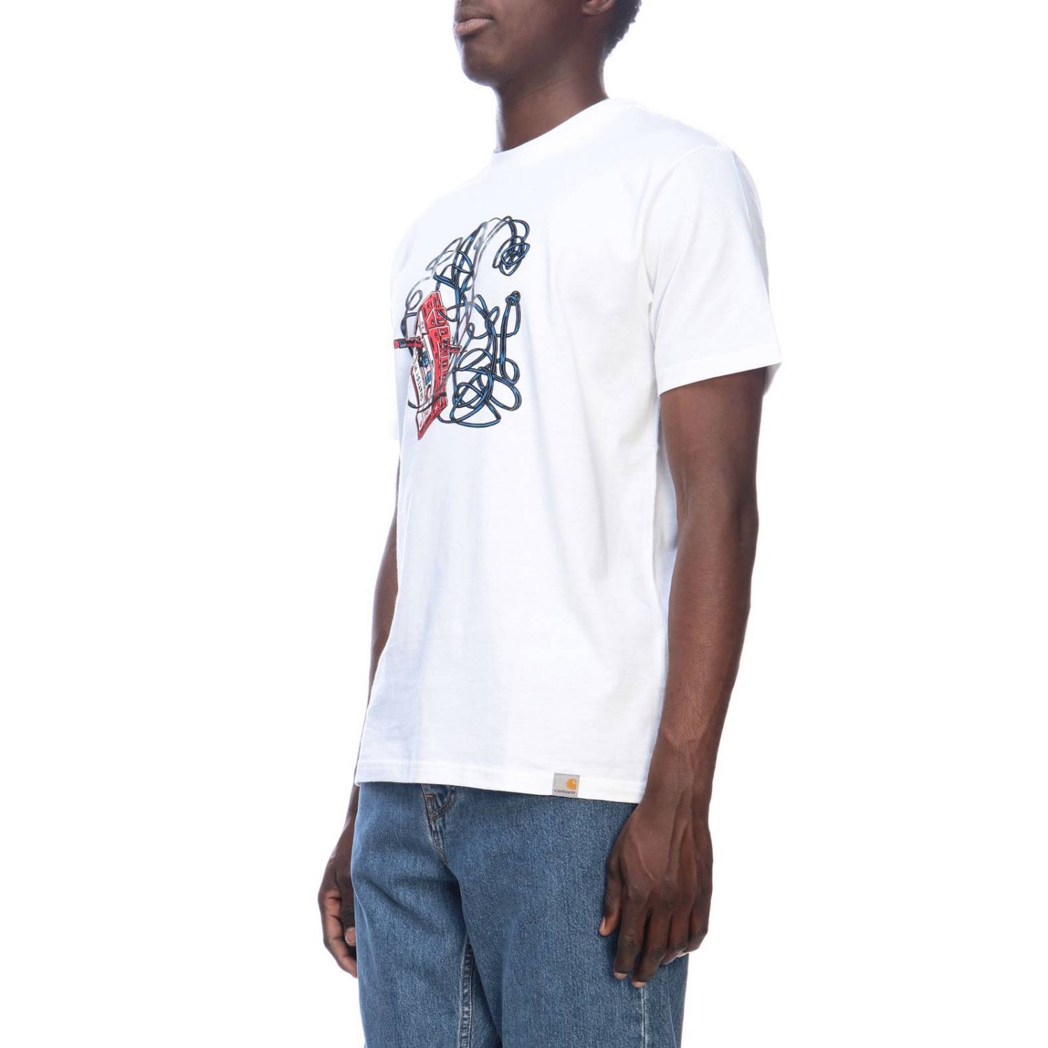 Carhartt Outlet: T-shirt men | T-Shirt Carhartt Men White | T-Shirt ...