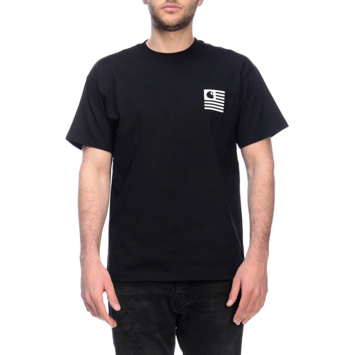 Carhartt Outlet: T-shirt men - Black | T-Shirt Carhartt I02640903 ...