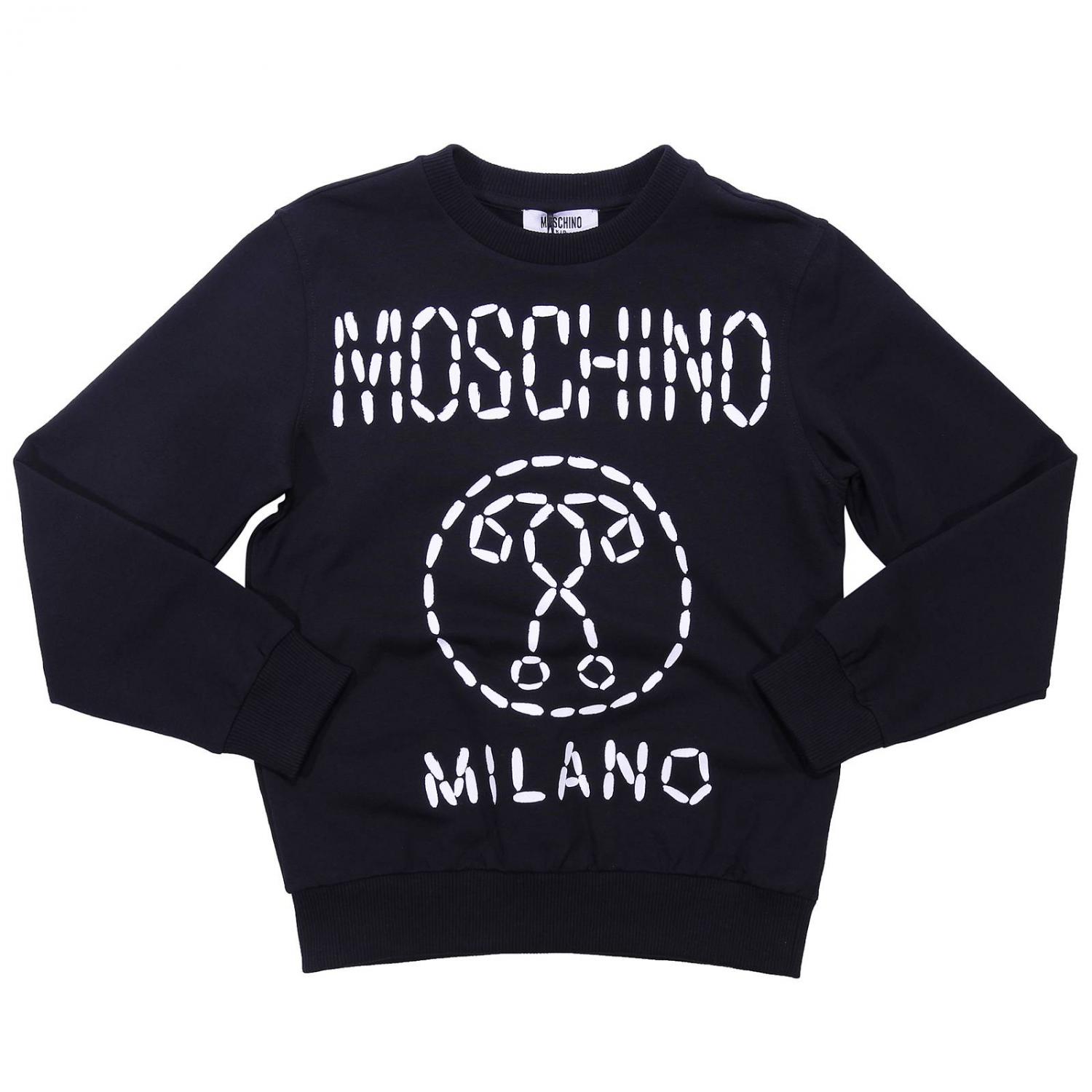 Moschino Baby Outlet Sweater kids Black Sweater Moschino Baby HMF02H LDA00