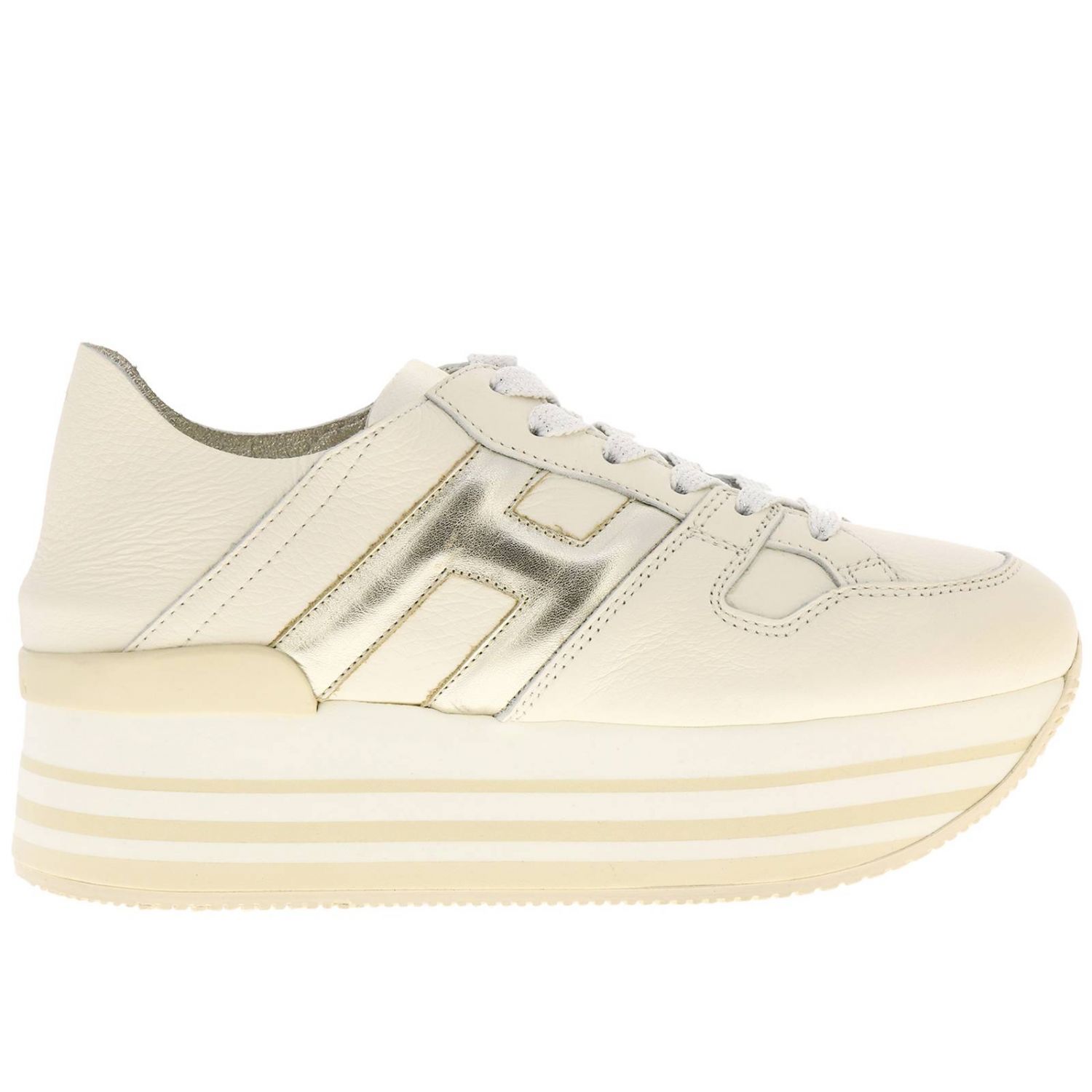 Hogan Outlet: Shoes women - White | Sneakers Hogan HXW2830BF10 KIN ...