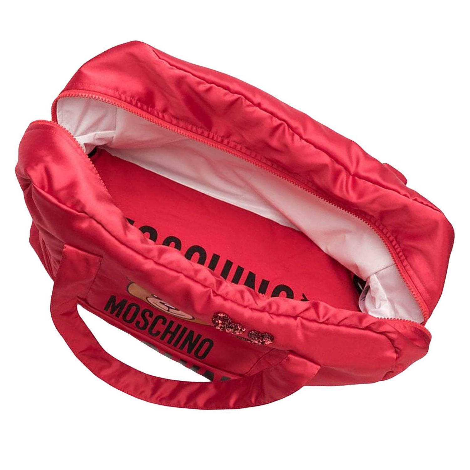 Moschino Baby Outlet bag for kids Red Moschino Baby bag MPX02U